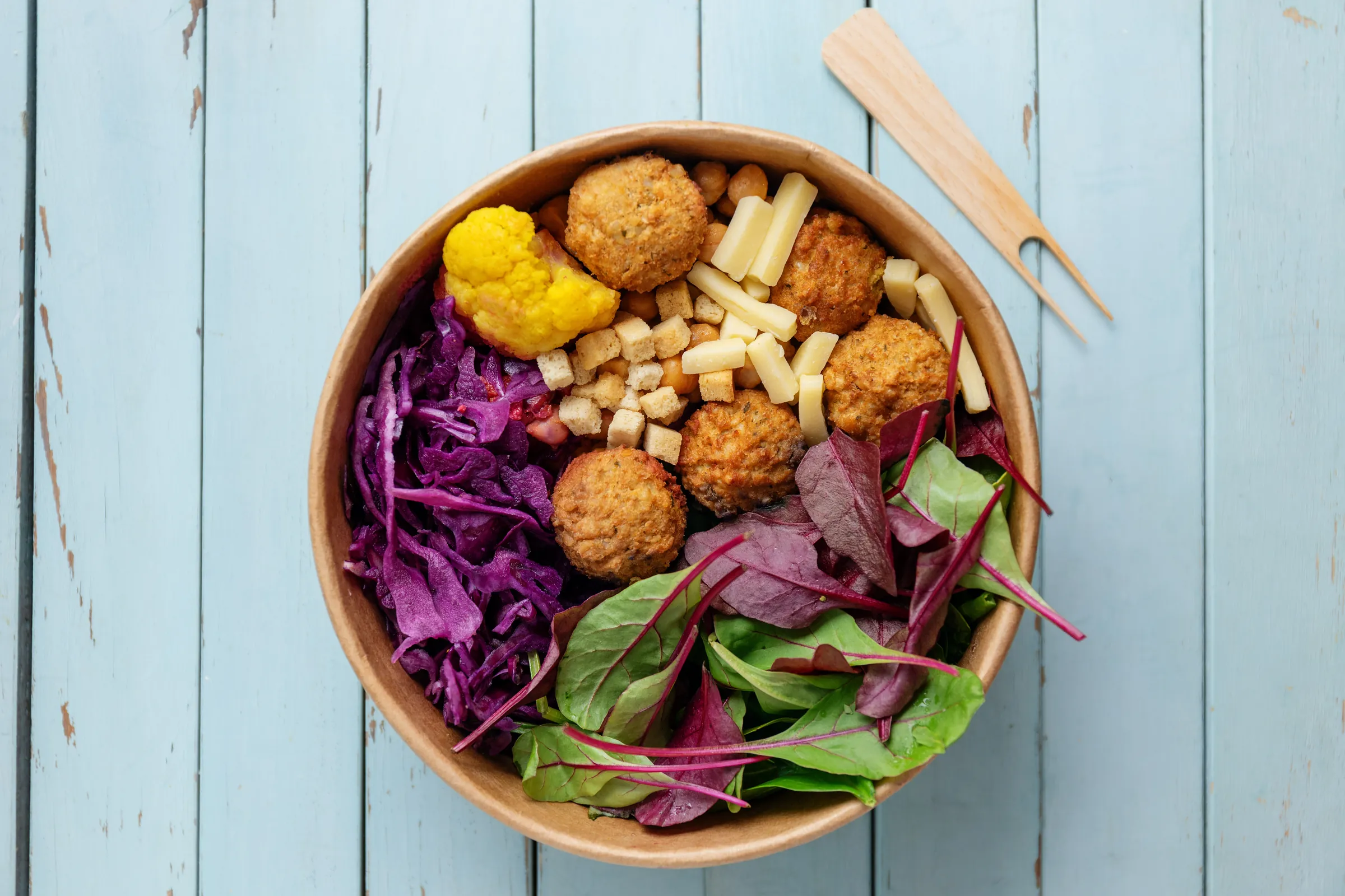 Falafel Couscous Bowl